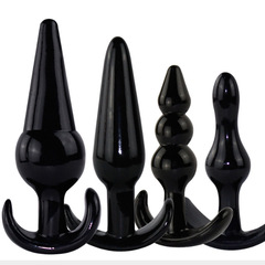 Anal Silicone Plug Ass Ring Beads Vibrator Beginner Advanced Female masturbation toy Adult novelty item
