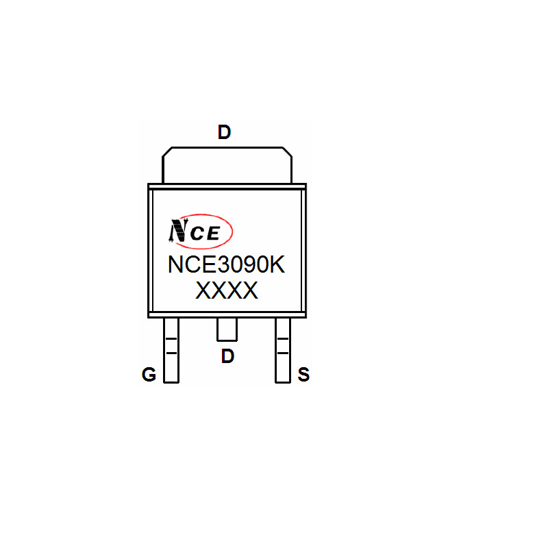 NCE3090K新潔能授權代理N溝道30V90A MOS管90N03 TO252優勢代理