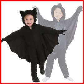 六一儿童表演服连体裤 动物蝙蝠装造型 万圣节童装舞台演出服批发