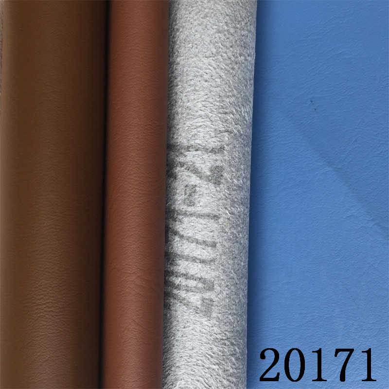 现货半PU亚光肤感麂皮绒底仿真革汽车座椅及内饰皮革沙发餐垫皮料