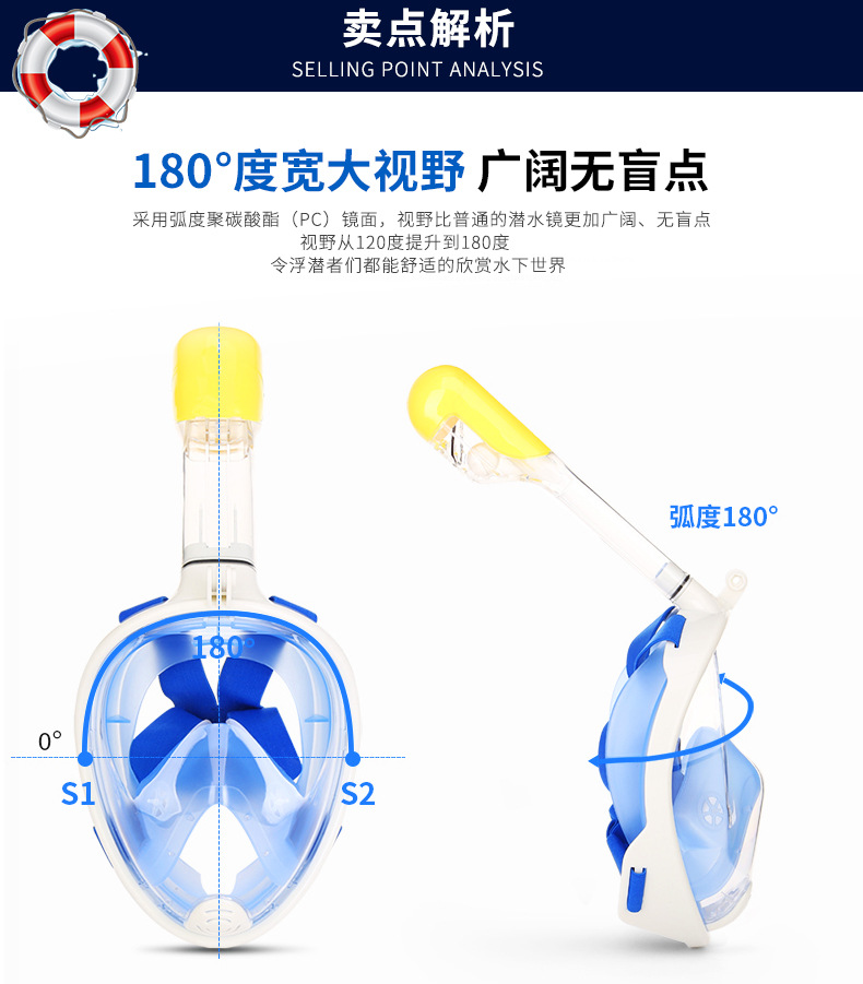 潜水面罩