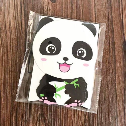 Manufacturer 15 pieces of 250g paper panda bamboo birthday letter flags birthday party decoration bunting flags