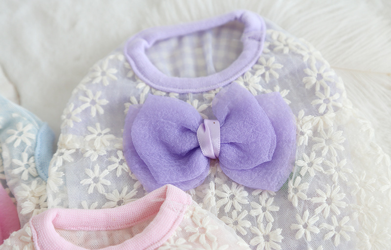 雏菊小格网眼衫