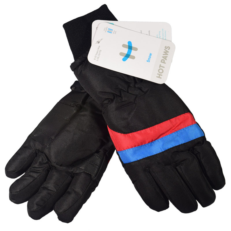 8-12岁滑雪保暖手套男女 耐磨防风骑行手套冬季批发 2双起订|ms