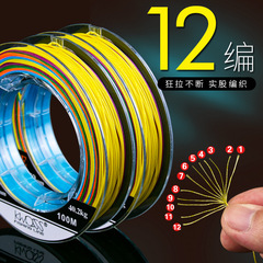 Dongxu Fishing Tackle 12# Maxima PE Line Main Line Sea Fishing Line Sub-Fly Fishing Line High Tension High Power