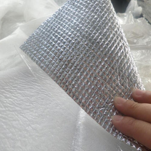 厂家批发珍珠棉复合铝膜 2mm 1.5mm珍珠棉镀铝膜 3mm大方格铝膜