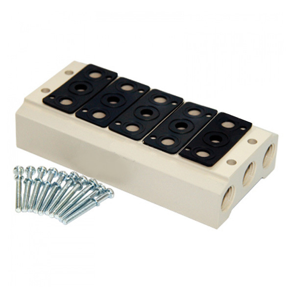 4V系列电磁阀底座AIRTAC/亚德客300M-13F