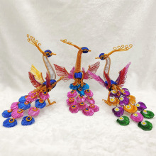 【展翅凤凰模型】创意景区热卖工艺品摆件手工制作模型民族特色