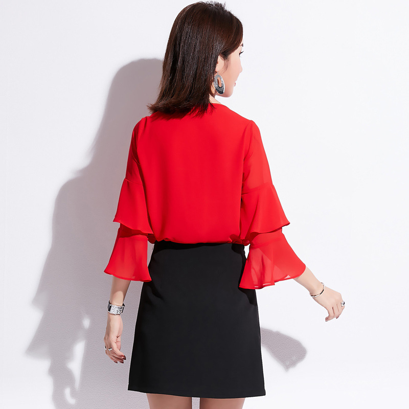 Costume femme VêTEMENTS SUOLIMEIYIZU  SUO LIMEI en Mousseline - Ref 3334349 Image 4