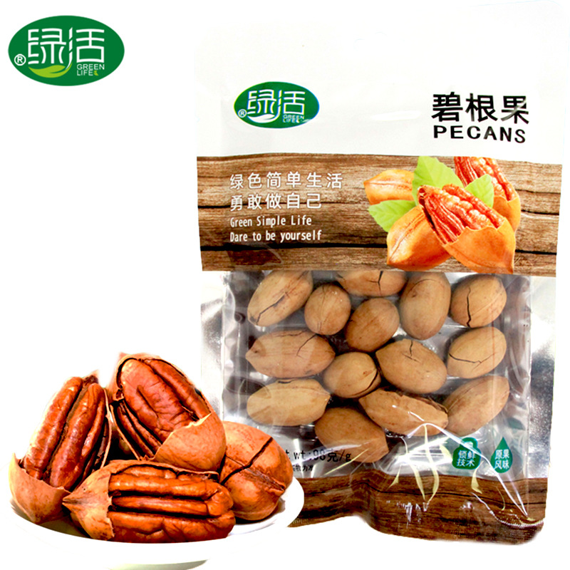 Pecan 98g nut Roasting snacks Daily nut snack supermarket Office Dry Fruits leisure time Net Red food