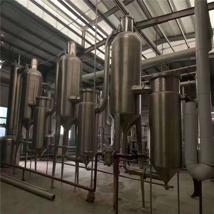 二手2吨双效浓缩蒸发器 二手多效降膜蒸发器 10吨强制循环挥发器