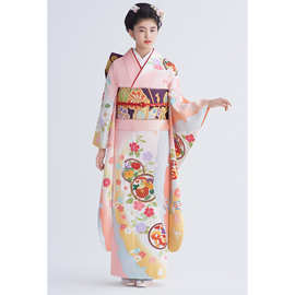 官图参考外网禁 日本和服正装女和风振袖传统160衣套装