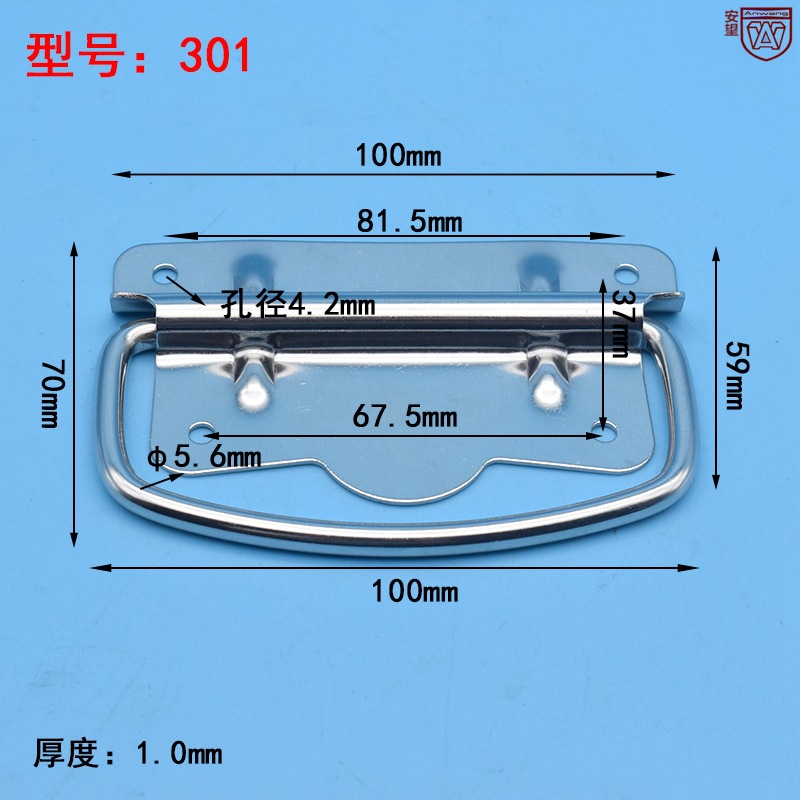 AW Anwang301 acero inoxidable movible plegable mano