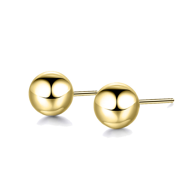 Simple Style Geometric Stainless Steel No Inlaid 14K Gold Plated Earrings display picture 15