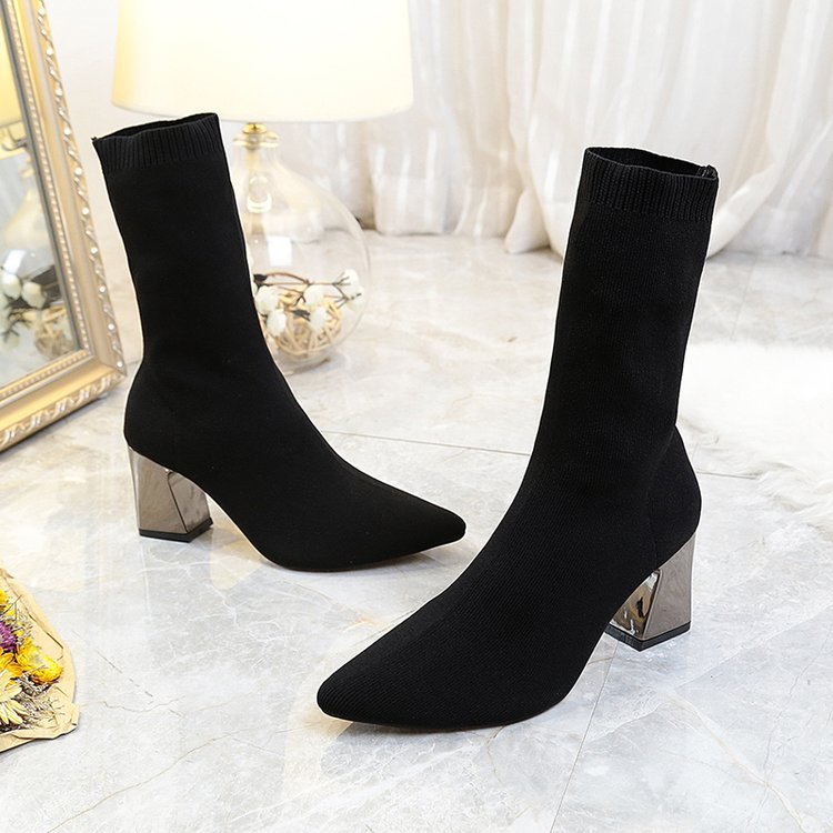 Women's Streetwear Solid Color Point Toe Pumps display picture 8