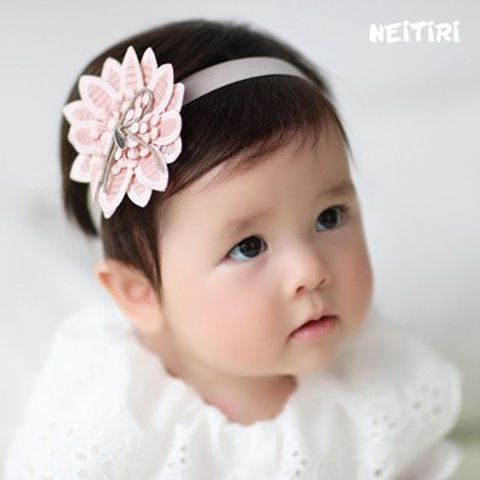 Kid's Sweet Flower Cloth Hair Band display picture 3