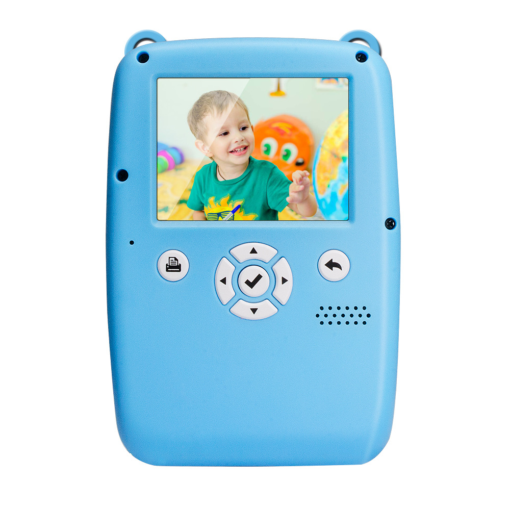 工厂批发相纸可涂鸦儿童热敏打印相机 工厂 直销卡通儿童拍立得