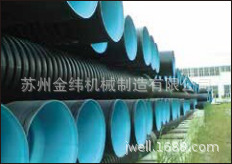 同向平行双螺杆主机挤出HDPE PP双壁波纹管生产线