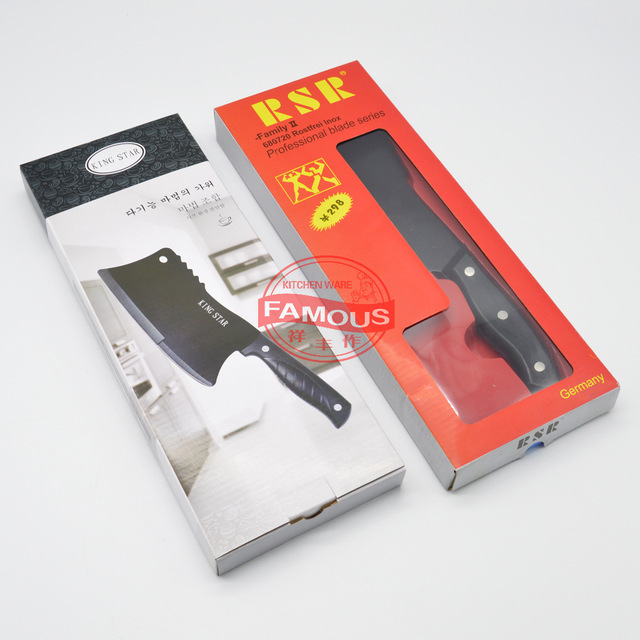 Đặc biệt thép đen vonfram dao thép điểm đóng băng lan truyền đi lang thang xuống chân cắm có thể được cắt con dao nhà bếp bằng thép Dao và kéo