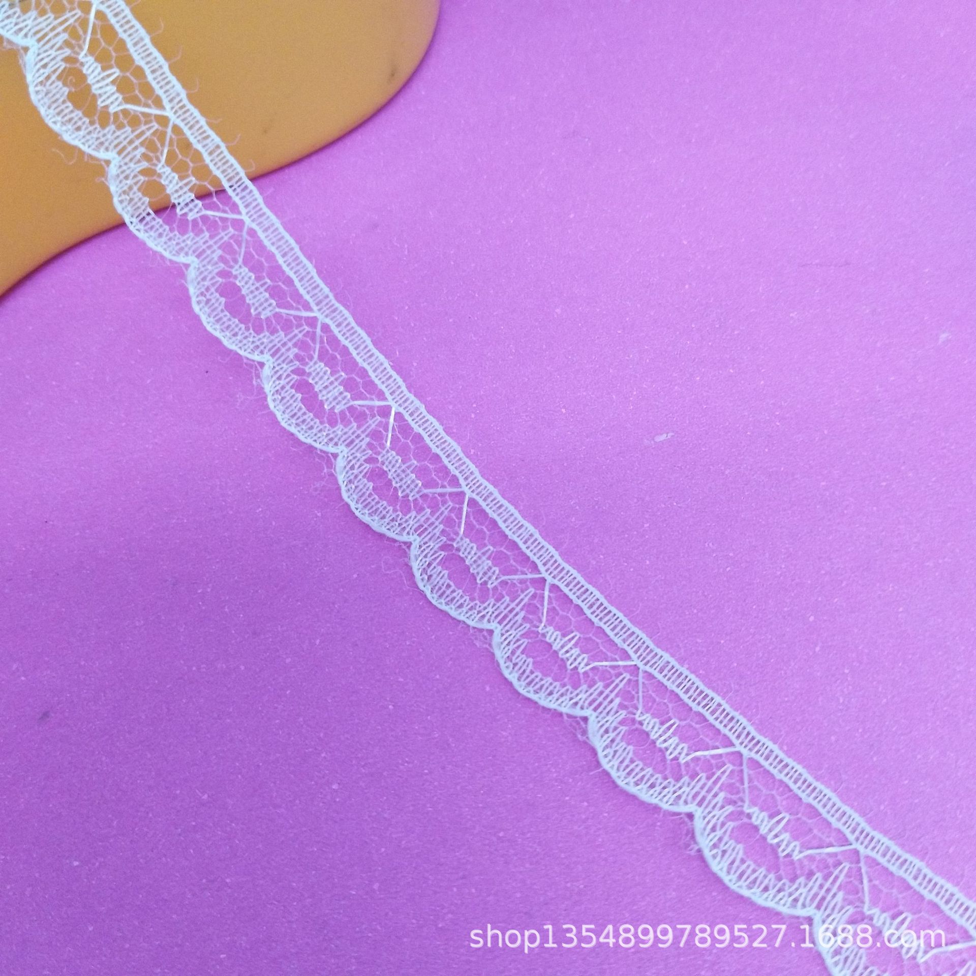 蕾丝花边工厂现货处理价批发1cm指甲花蕾丝花边玩具花边量大优惠