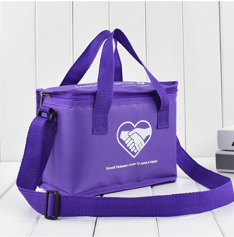 手提斜挎外卖午餐保暖牛津布保温袋定制水果蛋糕保冷保鲜包铝箔