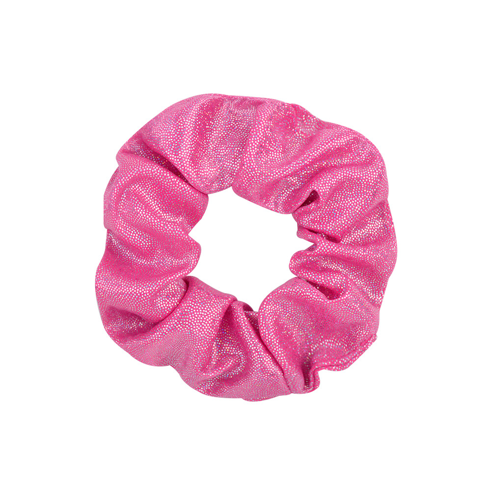 Simple Solid Color Laser Fabric Hair Scrunchies display picture 3