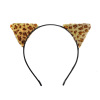 Foreign trade thermal sales handmade parent -child series horse -sea hair poly -colored leopard head hoop cat ears head hoop batch