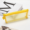 Triangular transparent pencil case, universal stationery suitable for men and women, storage box, Korean style, new collection