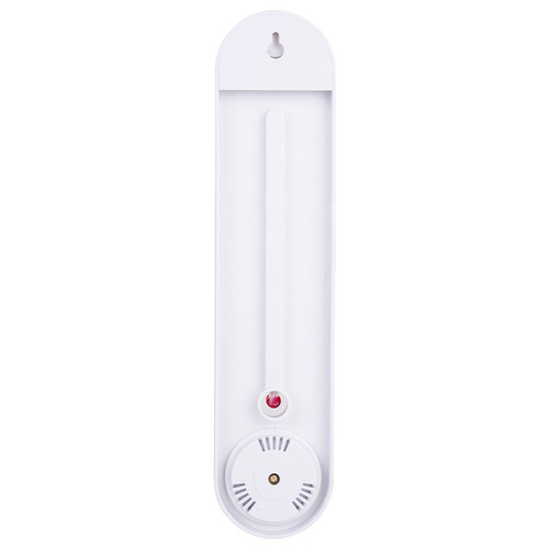 Deli 9013 thermometer indoor household high-precision baby room greenhouse humidity warehouse thermometer silver