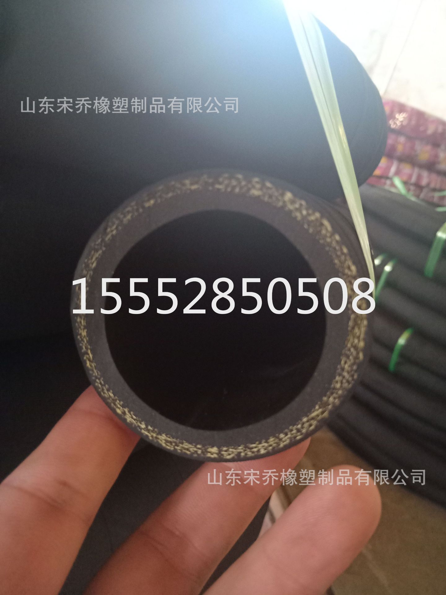帘线编织蒸汽胶管DN25,32,38,51,64,76,100mm耐热耐高温橡胶管
