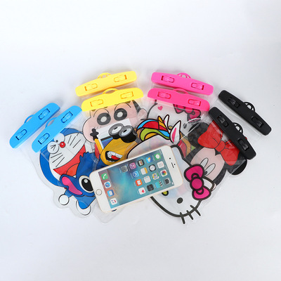 new pattern three-dimensional Cartoon mobile phone Waterproof bag Mobile Waterproof Case drift Mobile Waterproof Bag Mobile Waterproof Bag