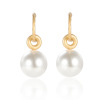 Advanced small design earrings from pearl, light luxury style, trend of season, simple and elegant design, wholesale