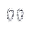 Fashionable earrings, silver 925 sample, European style, simple and elegant design