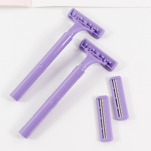D0564 single pack manual shaver, women's leg and armpit hair shaving manual shaver, whole body hair remover wholesale