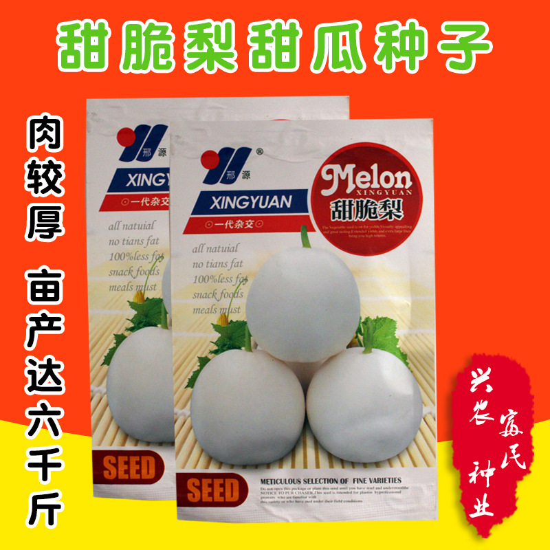 Melon seeds Ota Vegetable garden High yield Precocious circular muskmelon seed fruit Fruits and seeds