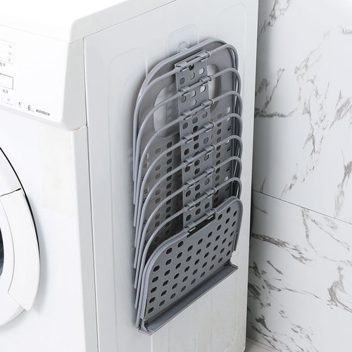Multifunctional folding dirty clothes basket laundry basket portable dirty clothes basket storage basket foldable wall-mounted storage basket