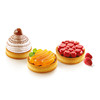 Round -cutting molding plastic mesh tart circle mousse cake circle French cheese tower can enter the oven baking tool