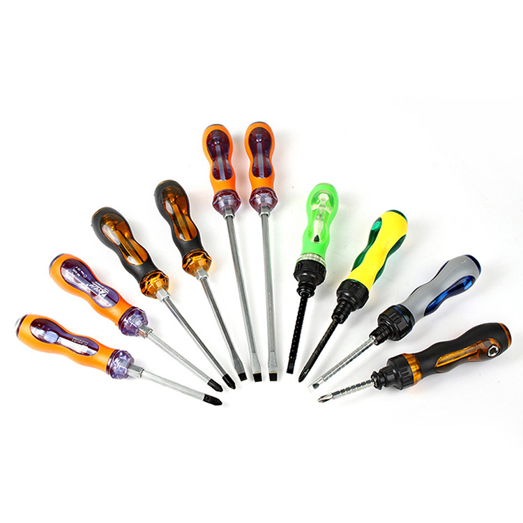 Destornillador destornillador de reparación de grado industrial destornillador multiusos recubierto de pegamento de PVC