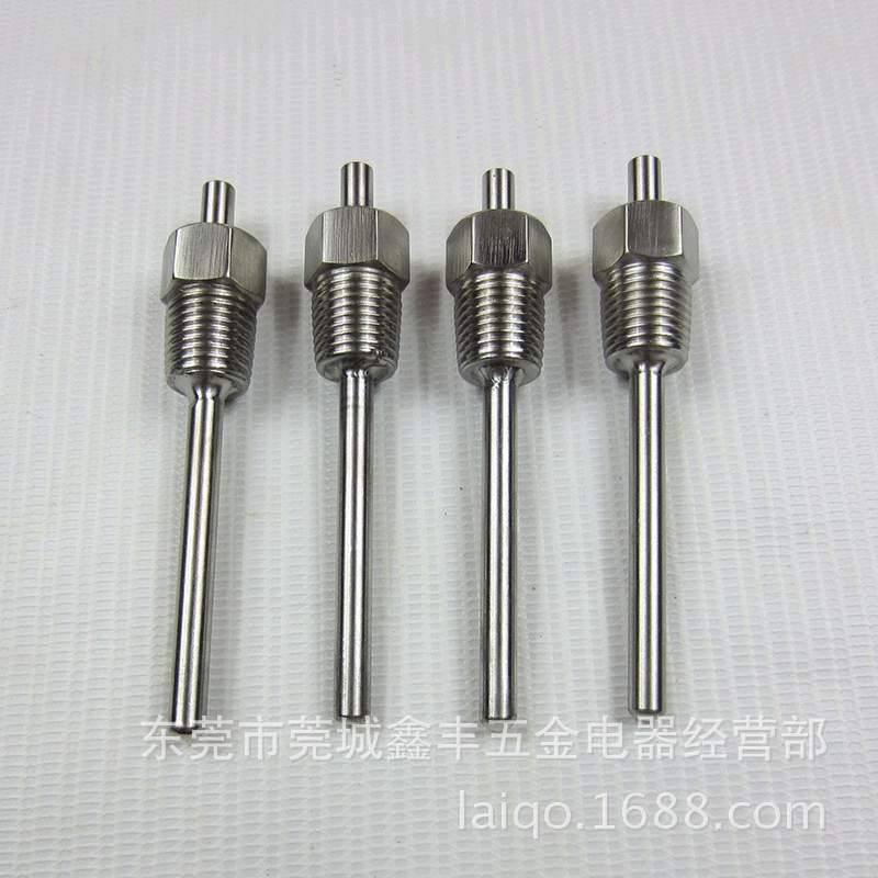 Поставка нержавеющей стали 2 водонепроницаемых зуба PT1/4 зуба термопары Аппаратные фитинги шпильки