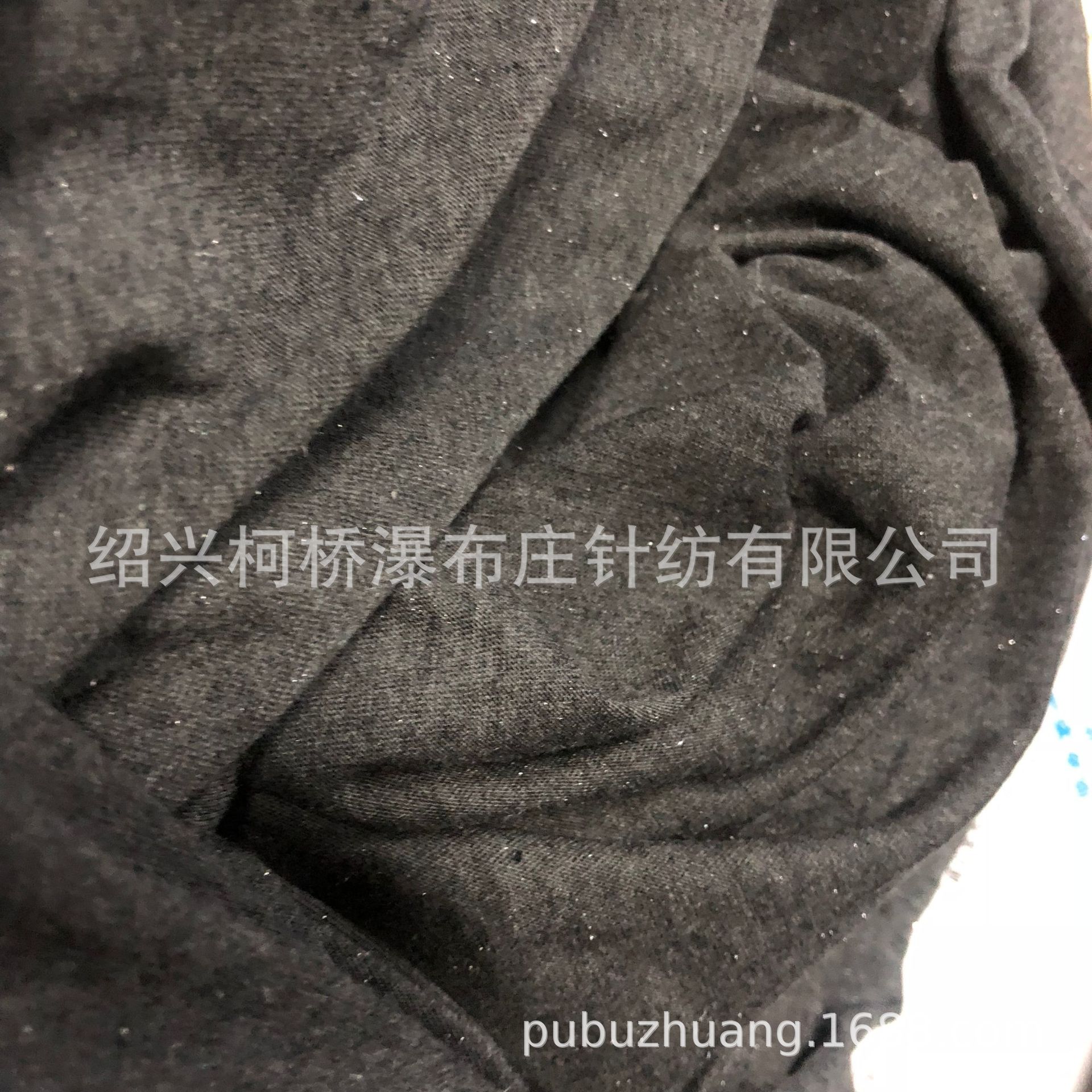 厂家直销针织70%涤纶28%人棉2%银丝无弹麻灰汗布