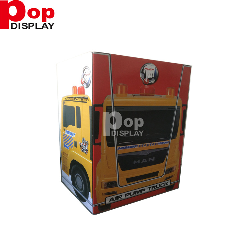 多款精美超市纸堆头 厂家定制纸地堆 瓦楞纸堆箱 免费设计打样