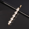 Woven hair accessory handmade, hairgrip from pearl with bow, hairpins, internet celebrity, simple and elegant design, Korean style