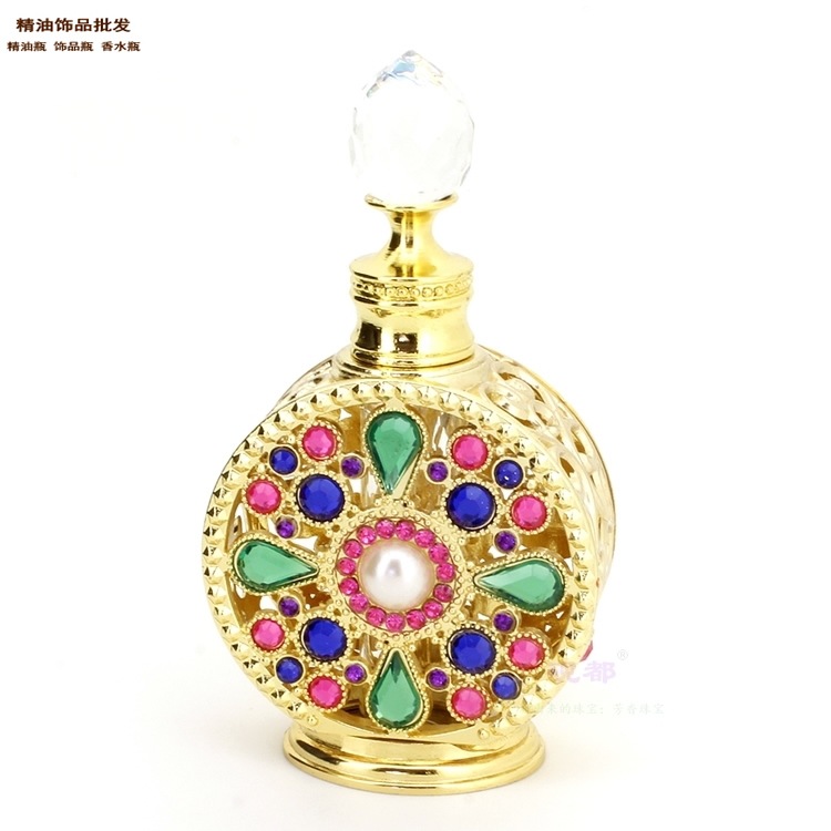 En stock al por mayor 10ML Oriente Medio Dubai botella de perfume botella vacía inversa Paris perfume sub-botella