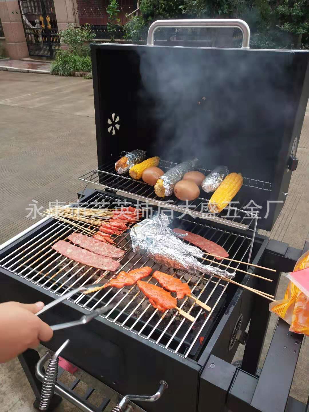 Suministro Directo de fábrica Nuevo Hogar quema Villa patio carbón parrilla barbacoa horno al aire libre para más 5 personas