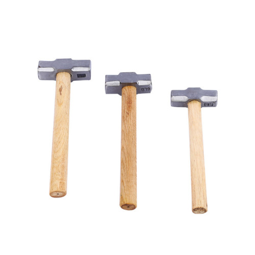 Source factory goods wooden handle white steel forged octagonal hammer hand hammer iron hammer octagonal hammer Linyi Hardware Tools