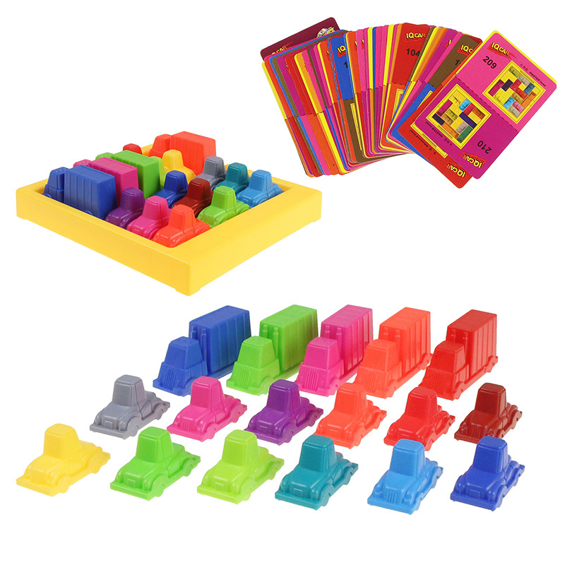 塞车突围 IQ停车场儿童桌面益智游戏益智玩具亲自互动玩具英文版
