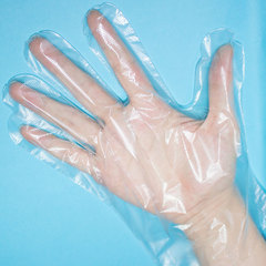 Disposable PE gloves plastic film thickened gloves transparent gloves
