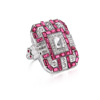 Accessory, ring with crystal, European style, wish, Amazon, ebay, with gem