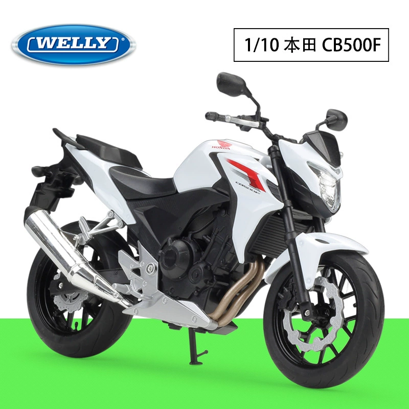 WELLY Honda, мотоцикл, реалистичный минифигура, масштаб 1:10