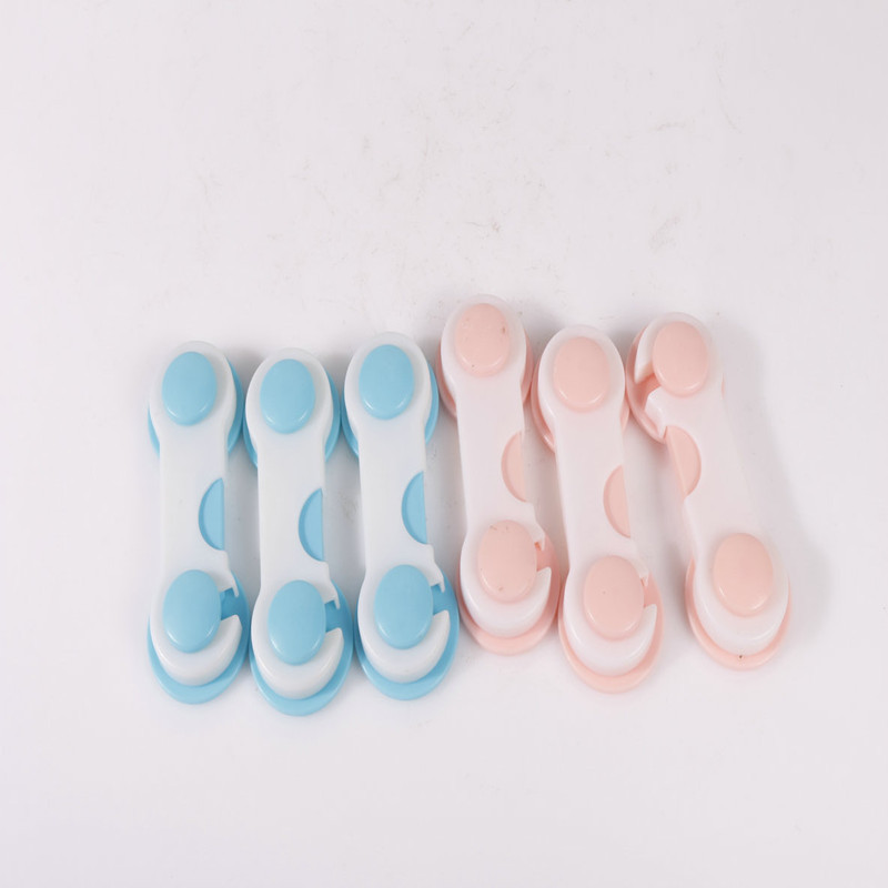 儿童用品批发防护门柜锁无味防护锁防宝宝夹手婴儿对开锁衣柜锁|ru